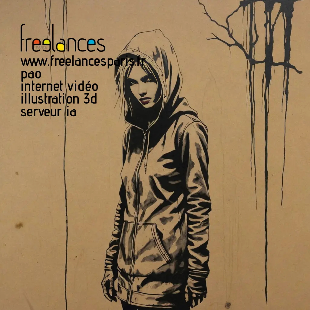 Pao internet vidéo illustration 3d serveur intelligence générative freelance paris studio de création UBZB0XB0